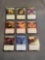 9 Count Lot of MAGIC the Gathering Gold Symbol RARE Cards from Collection