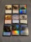 9 Count Lot of MAGIC the Gathering Gold Symbol RARE Cards from Collection