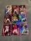 9 Card Lot of PRIZMS and REFRACTORS with Rookies & Stars from Huge Collection