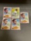 5 Card Lot of Vintage TONY DORSETT Dallas Cowboys Football Cards from Cool Collection