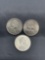 3 Count Lot of 1967 Canada 50% Silver Quarters from Estate Collection