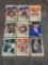 9 Card Lot of FOOTBALL ROOKIE Cards - Mostly Modern Sets - Hot!