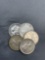 5 Count Lot of Canada 80% Silver Dime from Estate Collection