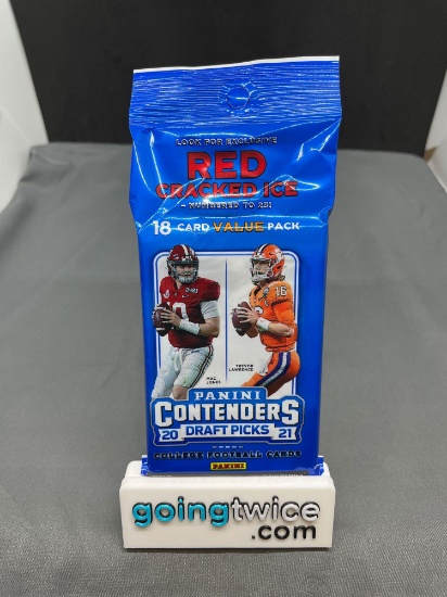 Factory Sealed 2020 CONTENDERS Football 18 Card JUMBO Pack - Trevor Lawrence College Ticket?