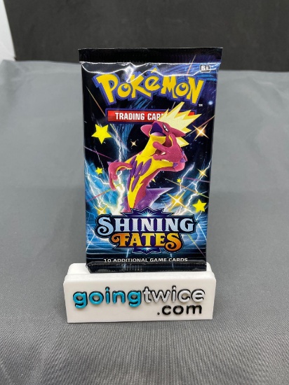 Factory Sealed Pokemon SHINING FATES 10 Card Booster Pack - Shiny CHARIZARD VMAX?