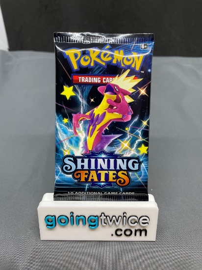 Factory Sealed Pokemon SHINING FATES 10 Card Booster Pack - Shiny CHARIZARD VMAX?