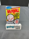 Factory Sealed 1989 FLEER Baseball 15 Cards & 1 Sticker Pack - Griffey RC? Ripken FF Error?