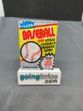 Factory Sealed 1989 FLEER Baseball 15 Cards & 1 Sticker Pack - Griffey RC? Ripken FF Error?