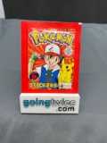 Factory Sealed Vintage 1999 Topps Pokemon 6 Sticker Pack - Rare!