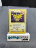 1999 Pokemon Fossil Unlimited #15 ZAPDOS Holofoil Rare Trading Card from Childhood Collection