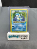 1999 Pokemon Base Set Unlimited #2 BLASTOISE Holofoil Rare Trading Card from Childhood Collection