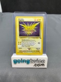 1999 Pokemon Fossil Unlimited #15 ZAPDOS Holofoil Rare Trading Card from Childhood Collection