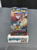 Factory Sealed Pokemon BURNING SHADOWS 10 Card Booster Pack