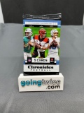 Factory Sealed 2020 CHRONICLES Football 5 Card Pack