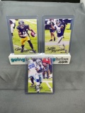 3 Count Lot of FOOTBALL ROOKIE Cards - Hot Sets!