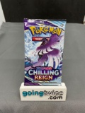 Factory Sealed Pokemon CHILLING REIGN 10 Card Booster Pack