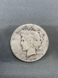 1922-S United States Peace Silver Dollar - 90% Silver Coin from Estate