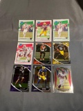 9 Card Lot of FOOTBALL ROOKIE Cards from Huge Colletion - Stars, Future Stars and More!