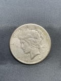 1922-S United States Peace Silver Dollar - 90% Silver Coin from Estate