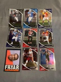 9 Card Lot of FOOTBALL ROOKIE Cards from Huge Colletion - Stars, Future Stars and More!