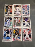 9 Card Lot of BASEBALL ROOKIE Cards from Huge Colletion - Stars, Future Stars and More!