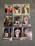 9 Card Lot of BASEBALL ROOKIE Cards from Huge Colletion - Stars, Future Stars and More!