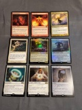 9 Count Lot of MAGIC the Gathering Gold Symbol RARE Cards from Collection