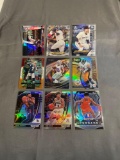 9 Count Lot of PRIZMS & REFRACTORS with ROOKIES & STARS