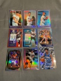 9 Count Lot of PRIZMS & REFRACTORS with ROOKIES & STARS