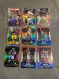 9 Count Lot of PRIZMS & REFRACTORS with ROOKIES & STARS