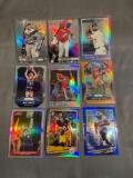 9 Count Lot of PRIZMS & REFRACTORS with ROOKIES & STARS