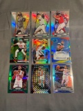 9 Count Lot of PRIZMS & REFRACTORS with ROOKIES & STARS