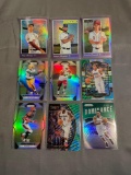 9 Count Lot of PRIZMS & REFRACTORS with ROOKIES & STARS