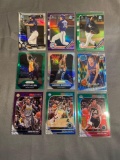 9 Count Lot of PRIZMS & REFRACTORS with ROOKIES & STARS