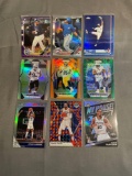 9 Count Lot of PRIZMS & REFRACTORS with ROOKIES & STARS