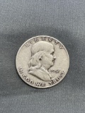 1951-S United States Franklin Silver Half Dollar - 90% Silver Coin from Estate