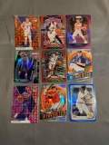 9 Count Lot of PRIZMS & REFRACTORS with ROOKIES & STARS