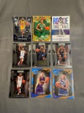 9 Card Lot of BASKETBALL ROOKIE Cards from Huge Collection - Stars, Future Stars and More!