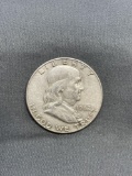 1962-D United States Franklin Silver Half Dollar - 90% Silver Coin from Estate