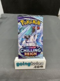 Factory Sealed Pokemon CHILLING REIGN 10 Card Booster Pack