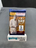 Factory Sealed 2021 DIAMOND KINGS Baseball 5 Card Pack