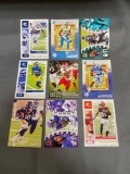 9 Count Lot of FOOTBALL ROOKIE Cards - HOT Sets!