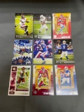 9 Count Lot of FOOTBALL ROOKIE Cards - HOT Sets!