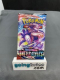 Factory Sealed Pokemon BATTLE STYLES 10 Card Booster Pack