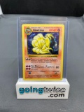 1999 Pokemon Base Set Shadowless #12 NINETALES Holofoil Rare Trading Card from Crazy Collection