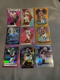 9 Card Lot of PRIZMS and REFRACTORS with Rookies & Stars from Huge Collection