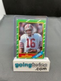 1986 Topps Football #156 JOE MONTANA San Francisco 49ers Vintage Trading Card