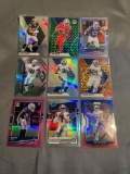 9 Card Lot of PRIZMS and REFRACTORS with Rookies & Stars from Huge Collection