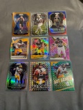 9 Card Lot of PRIZMS and REFRACTORS with Rookies & Stars from Huge Collection