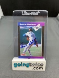 Hand Signed 1989 Donruss Baseball #464 RAMON MARTINEZ LA Dodgers Rookie Trading Card